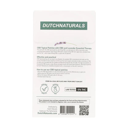CBD Sleep Patches with Lavender - 30 x 15 mg